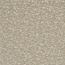 Lit coffre YUME tissu chenille beige 140x190 sommier inclus