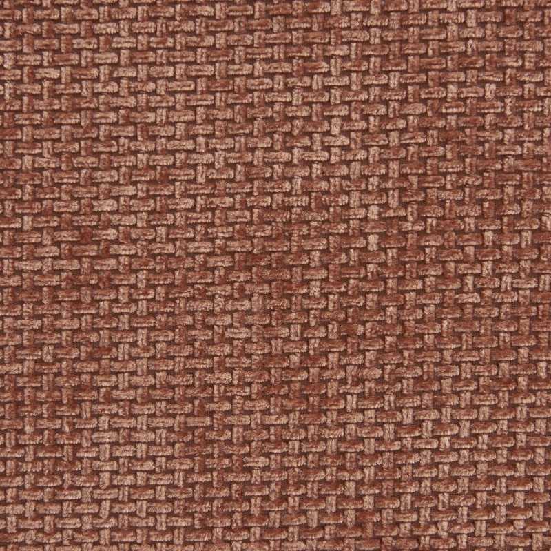 Chauffeuse JANIS modulable 1 place tissu chenille terracotta