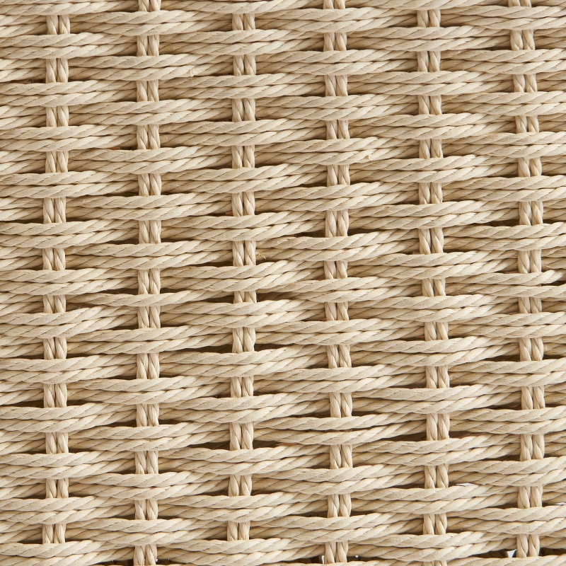 Table de chevet GINKO placage chêne couleur noyer et corde