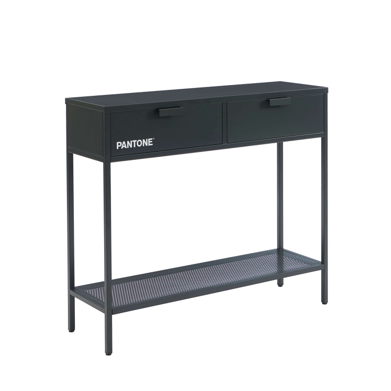 Console PANTONE métal anthracite 100cm
