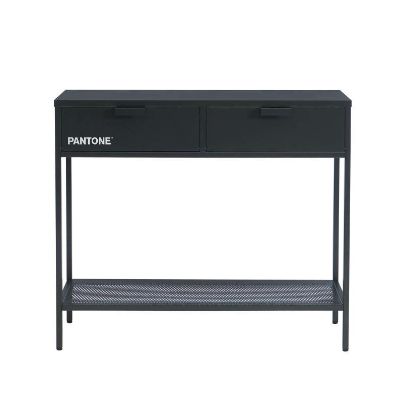 Console PANTONE métal anthracite 100cm