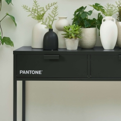Console PANTONE métal anthracite 100cm