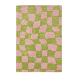 Tapis ABBY vert motif vintage 200x280 cm