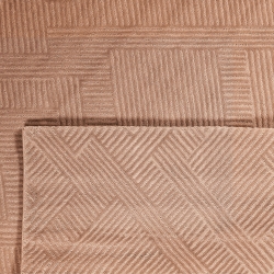 Tapis OLGA moka motif linéaire 120x160 cm