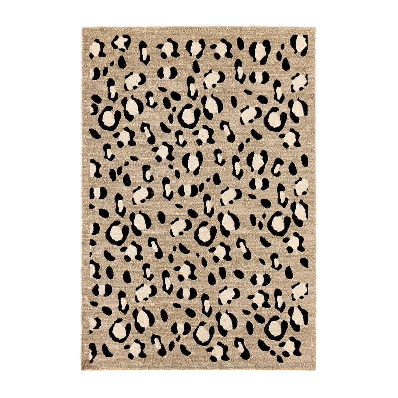 Tapis SAVA beige effet léopard 160x230 cm