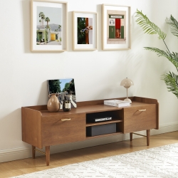 Meuble TV TWIGGY placage frêne 150x53cm