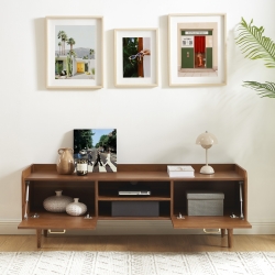 Meuble TV TWIGGY placage frêne 150x53cm