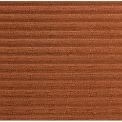 Canapé d'angle ZOLA convertible et réversible velours côtelé terracotta 4 places