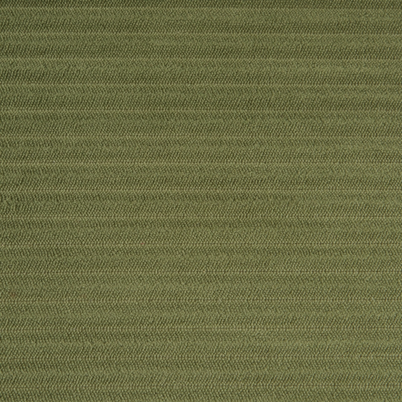 Canapé droit ZOLA convertible velours côtelé vert 3 places