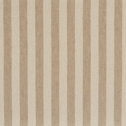 Lit coffre PILKA 180x200 tissu rayé beige et écru sommier inclus