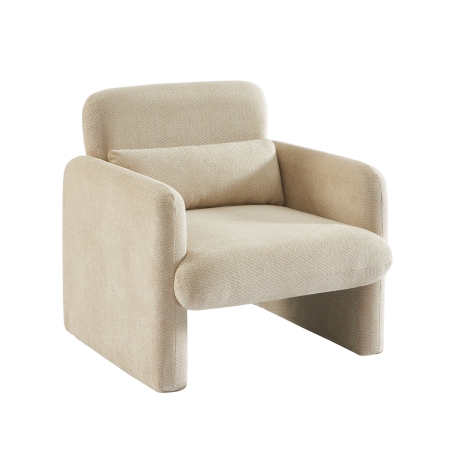 Fauteuil OMA tissu beige