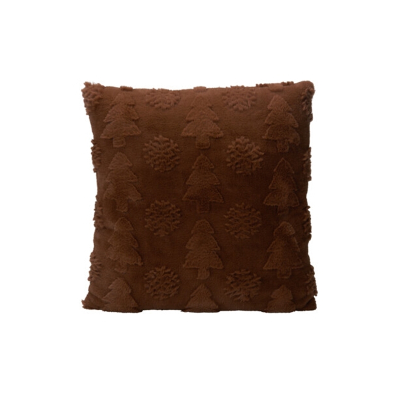 Lot de 3 coussins UZA 45x45cm en fausse fourrure coloris multiples