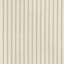 Canapé d'angle gauche fixe NUNA 5/6 places velours côtelé beige