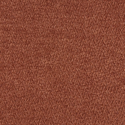 Lot de 2 chaises ELISABETH tissu terracotta pieds effet noyer