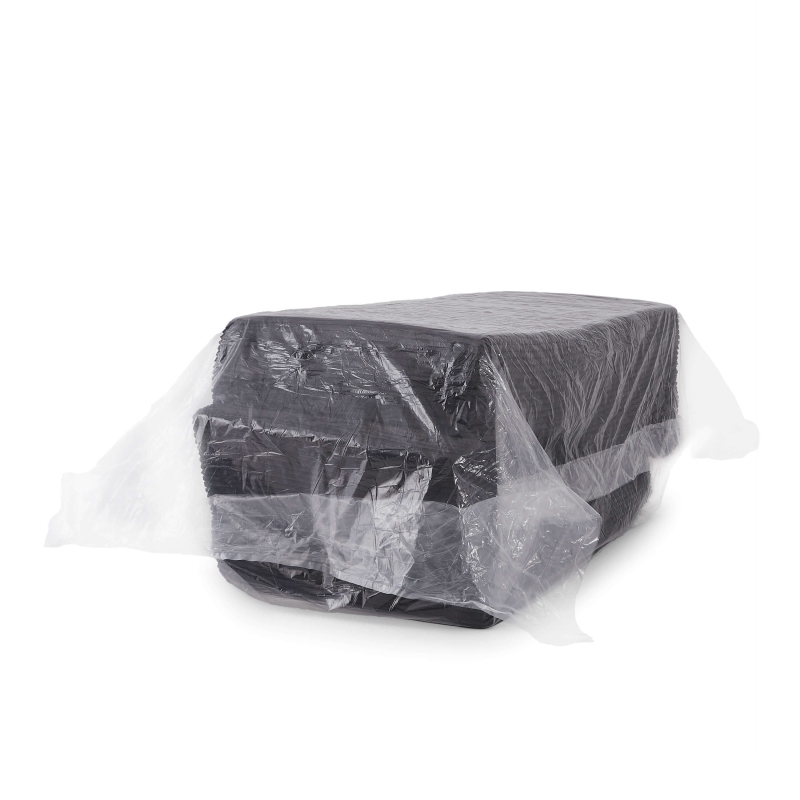 Canapé droit profond fixe et compressé KENEDY 3 places velours côtelé gris