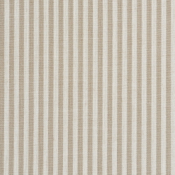 Tête de lit LOUISON tissu lin rayé blanc et beige 90 cm