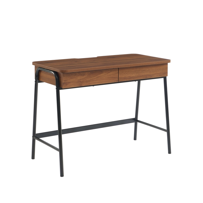 Bureau ESRA effet noyer et noir 100cm