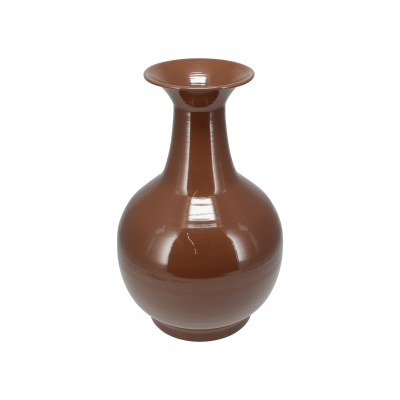 Vase KIM en zinc terracotta h38,5 cm