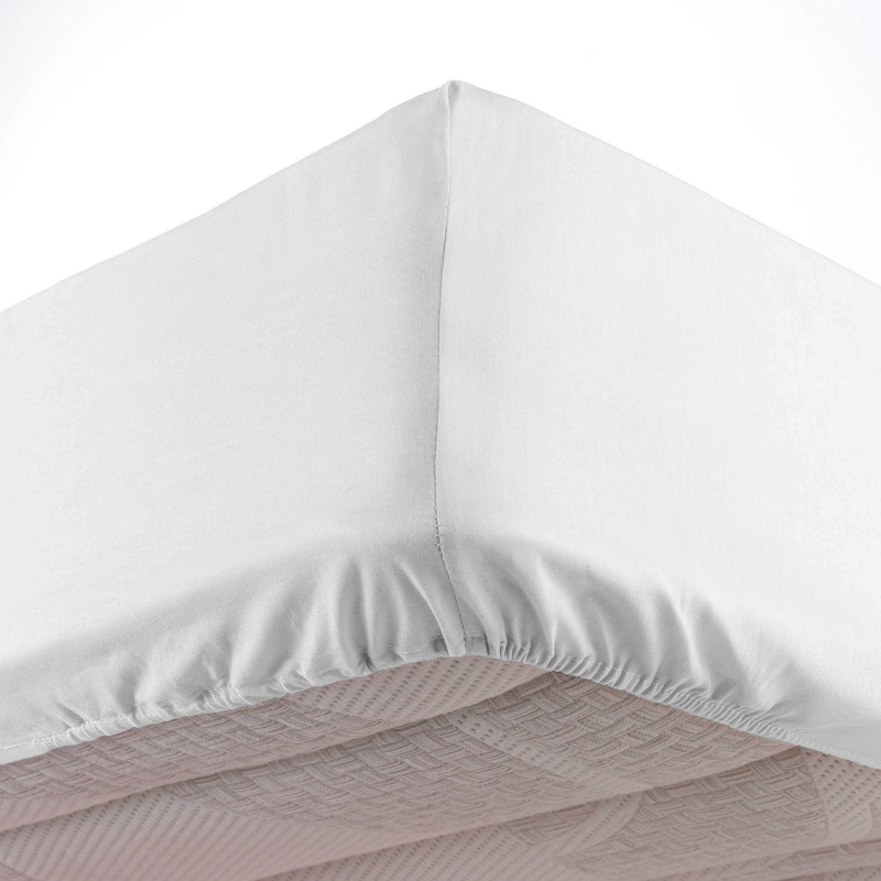 Drap Housse KITO blanc 160x200 cm