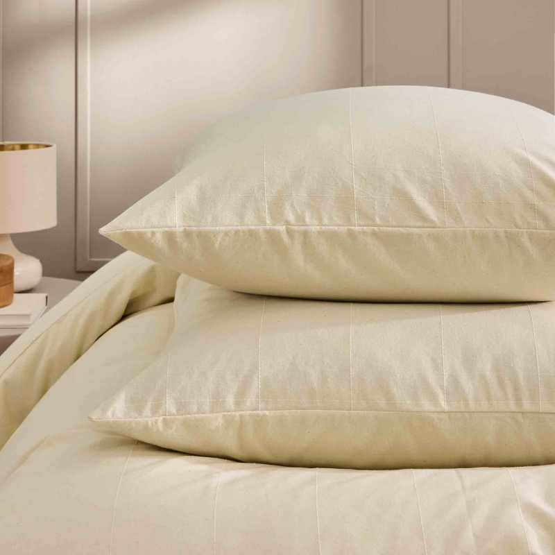 Parure de couette KITO ivoire 240x220 cm (3 pièces)