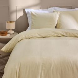 Parure de couette KITO ivoire 240x220 cm (3 pièces)