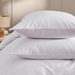 Parure de couette KITO blanc 260x240 cm (3 pièces)