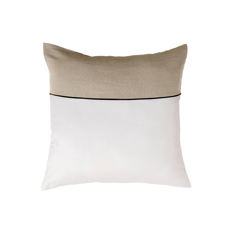 Parure de couette BROLE blanc 260x240 cm (3 pièces)