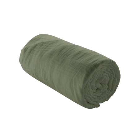 Drap Housse GUSTA kaki 140x190 cm