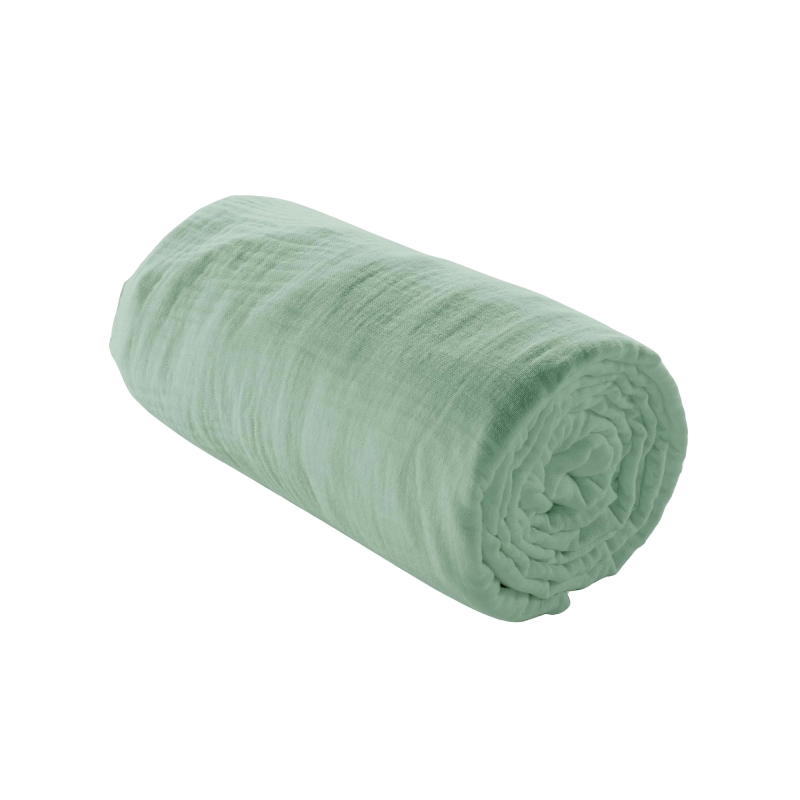 Drap Housse GUSTA sauge 140x190 cm