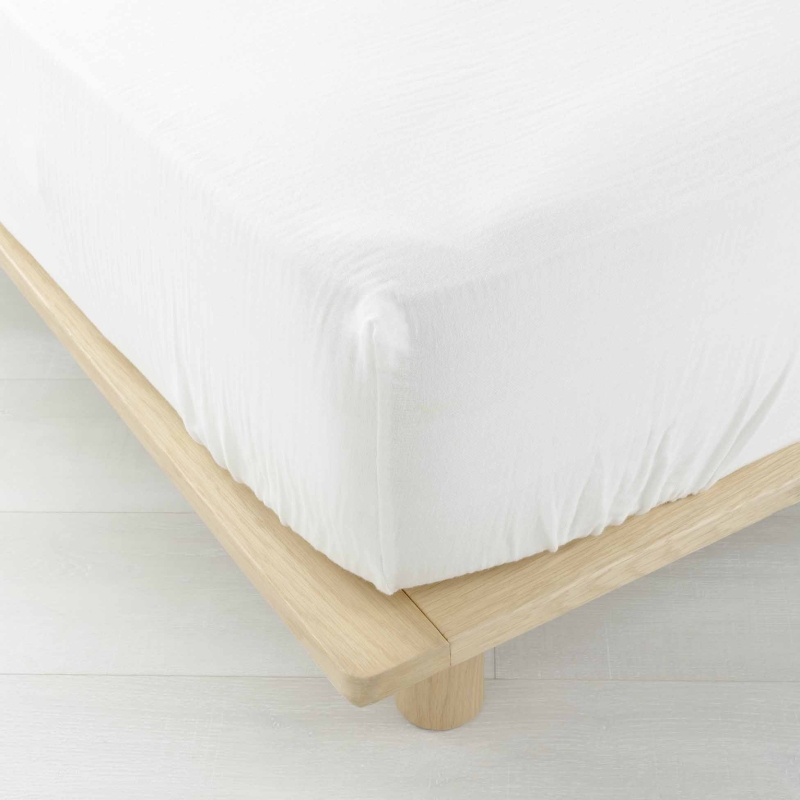 Drap Housse GUSTA blanc 160x200 cm