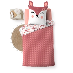 Parure de couette enfant ROSI 140x200 cm (3 pièces)