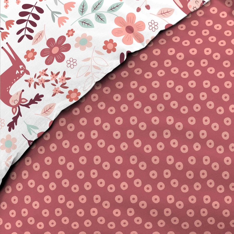 Parure de couette enfant ROSI 140x200 cm (3 pièces)