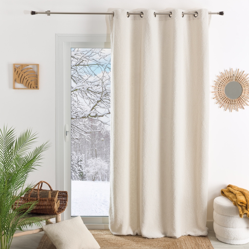 Rideau MOWD écru 140x260cm