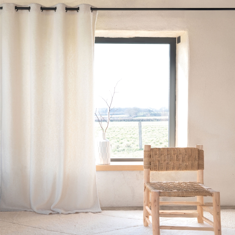 Rideau MOWD écru 140x260cm