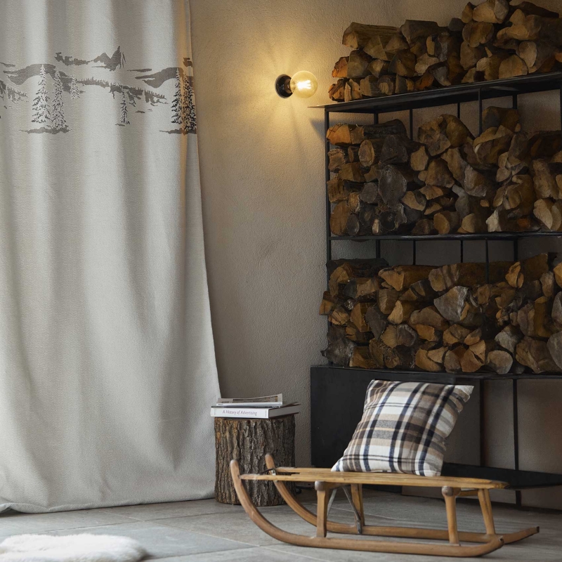 Rideau MONT écru 140x260cm