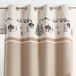 Rideau AGNE beige 140x260cm