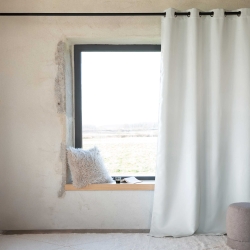 Rideau non feu FUZE blanc cassé 140x260cm