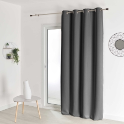 Rideau non feu FUZE anthracite 140x180cm