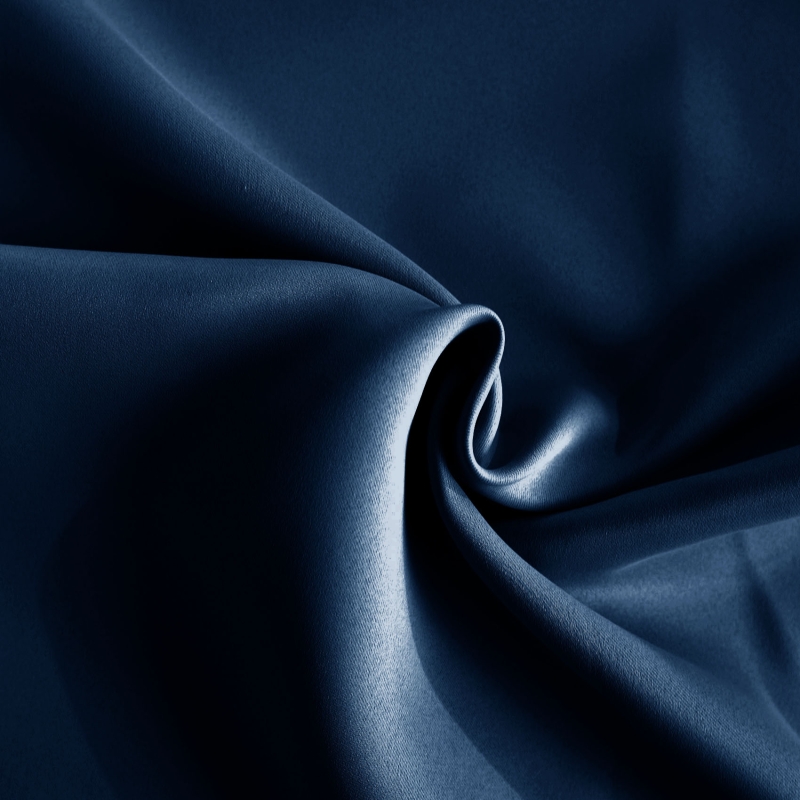 Rideau non feu FUZE bleu encre 140x180cm