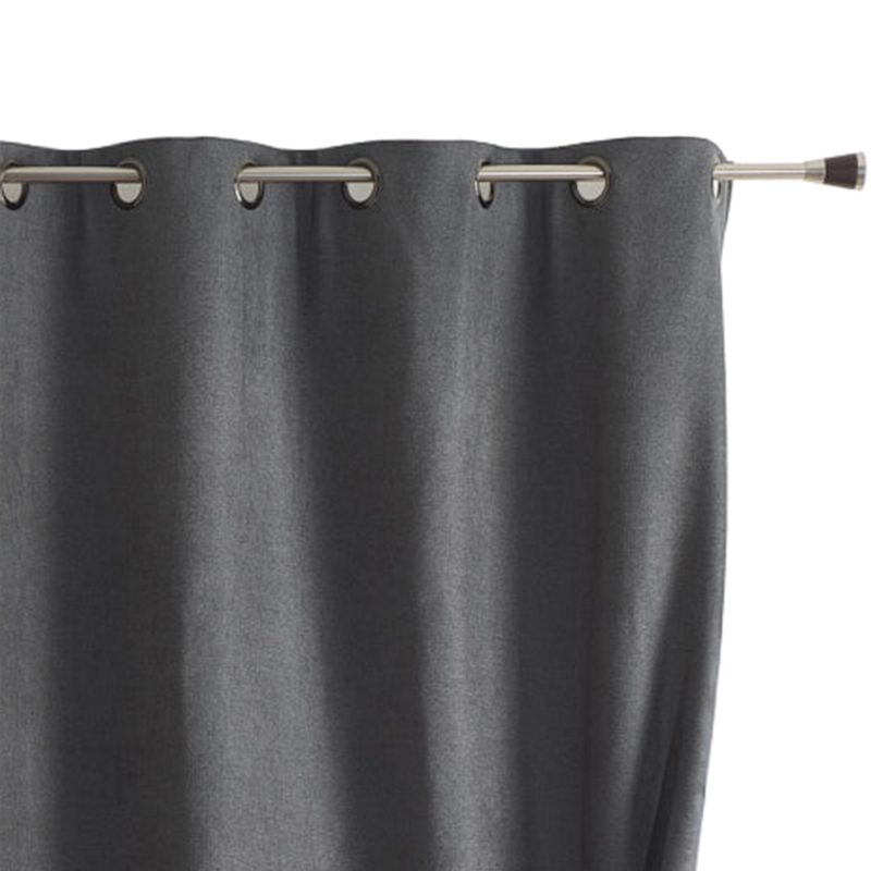 Rideau TYKA isolant, phonique et occultant anthracite 140x260cm
