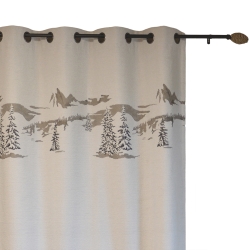 Rideau MONT écru 140x260cm