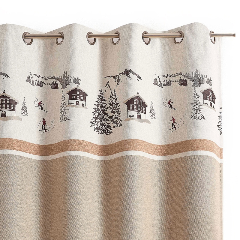 Rideau AGNE beige 140x260cm