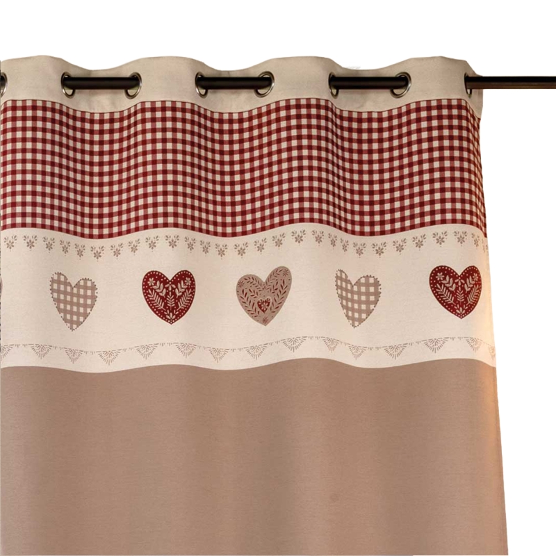 Rideau VOSI taupe 140x260cm