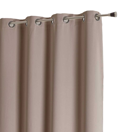 Rideau non feu FUZE coloris lin 140x180cm