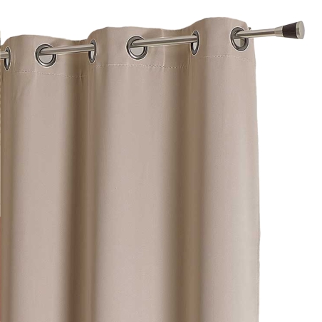Rideau non feu FUZE beige 140x180cm
