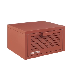 Table de chevet murale PANTONE métal terracotta 40cm