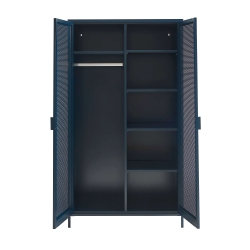 Armoire PANTONE métal bleu nuit 2 portes
