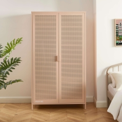 Armoire PANTONE métal rose blush 2 portes