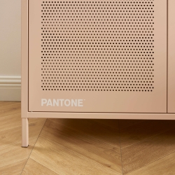 Armoire PANTONE métal rose blush 2 portes