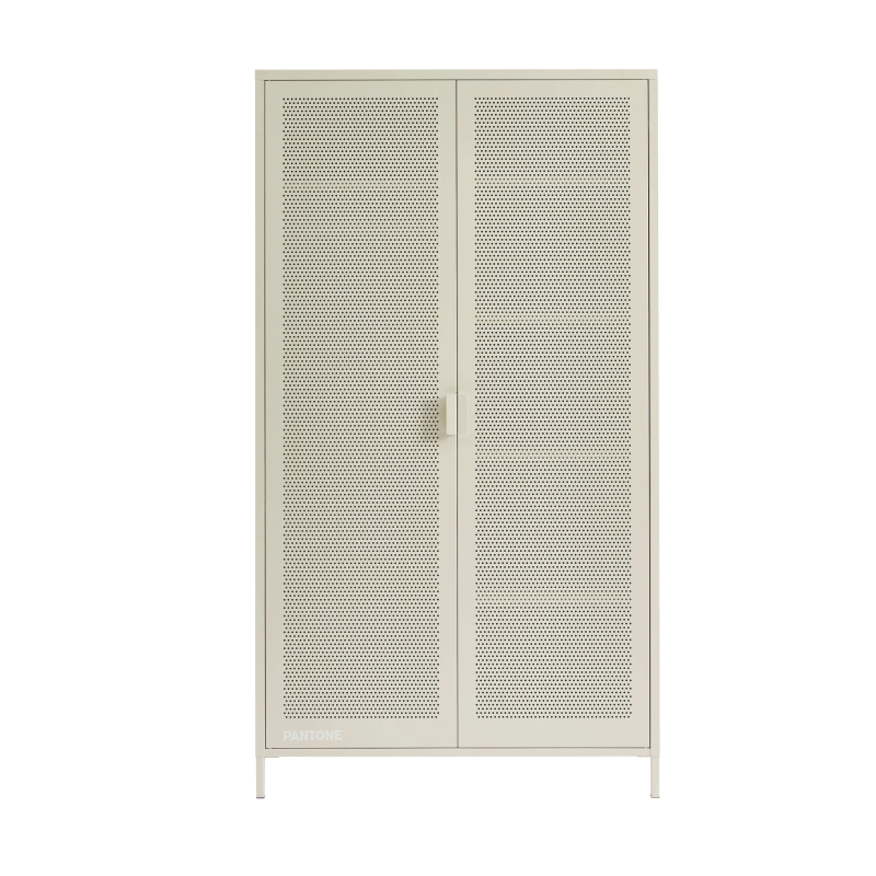 Armoire PANTONE métal beige sable 2 portes